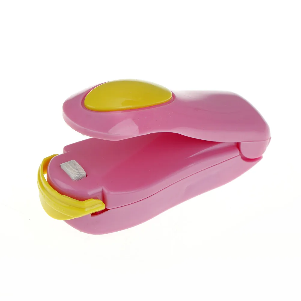 Новинка 1 шт. цветные портативные зажимы для сумок ручная электрическая мини