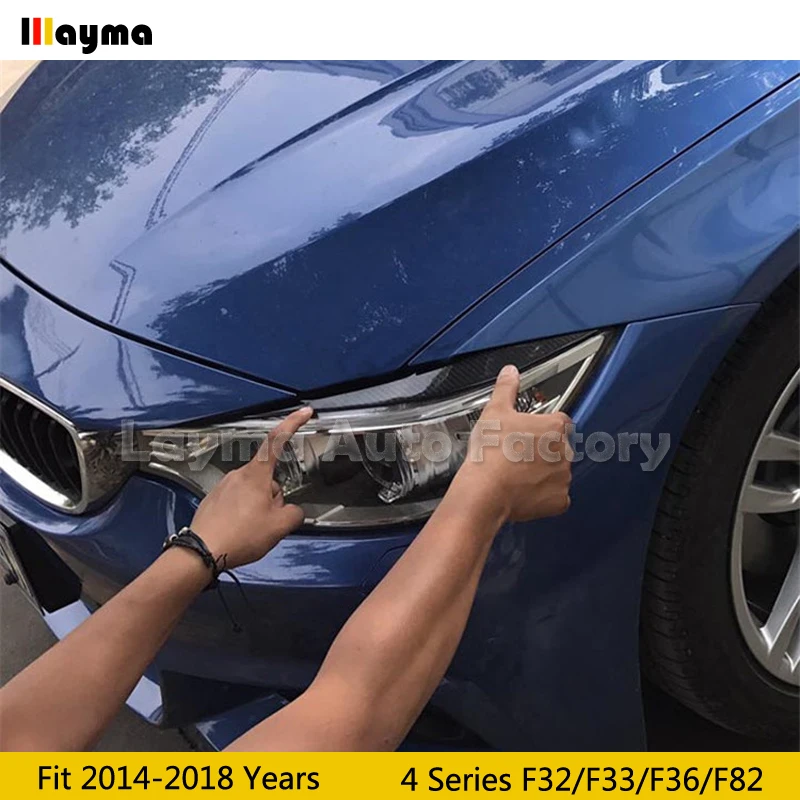 Автомобильные брови из углеродного волокна для BMW 4 серии Купе F32 трансформер F33