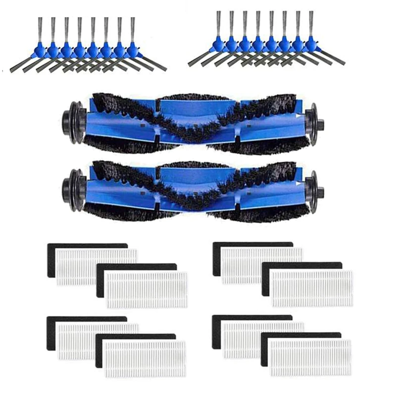 

Side Brush Roller Brush HEPA Filter for Conga 1090 Robot Replacement Cleaning Robot Vacuum Cleaner Spare Parts