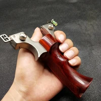 solid wood handle stainless steel outdoor steel ball slingshot infrared level laser sight flat rubber band slingshot accessories