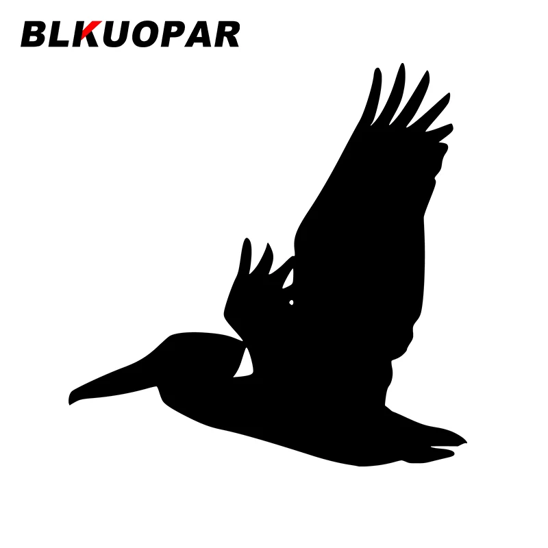 BLKUOPAR for Flying Pelican Silhouette Car Sticker Creative 