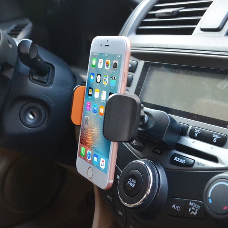 

Universal Car Telephone Holder Air Vent Cd Slot 2in1 Mount Cellphone Support mobile phone accessories
