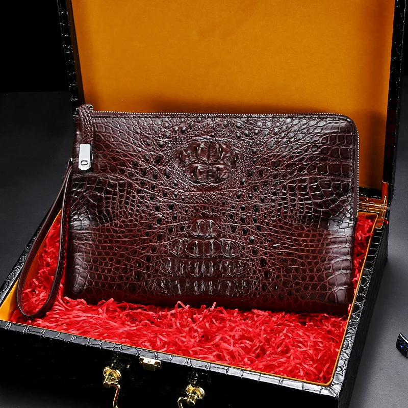 

Сумка-клатч Мужская, из крокодиловой кожи