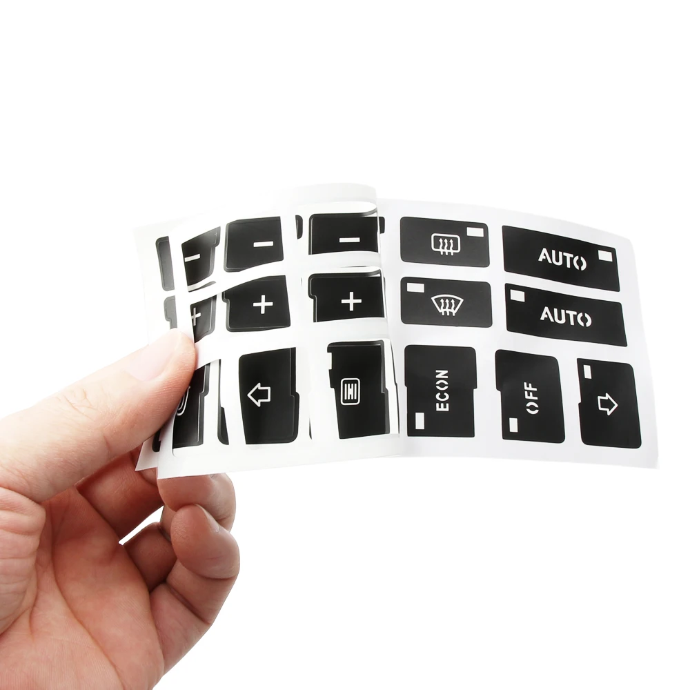 Авто Кондиционер AC Кнопка климат-контроля ремонт наклейки для Audi A4 B6 B7 2000 2001 2002 2003