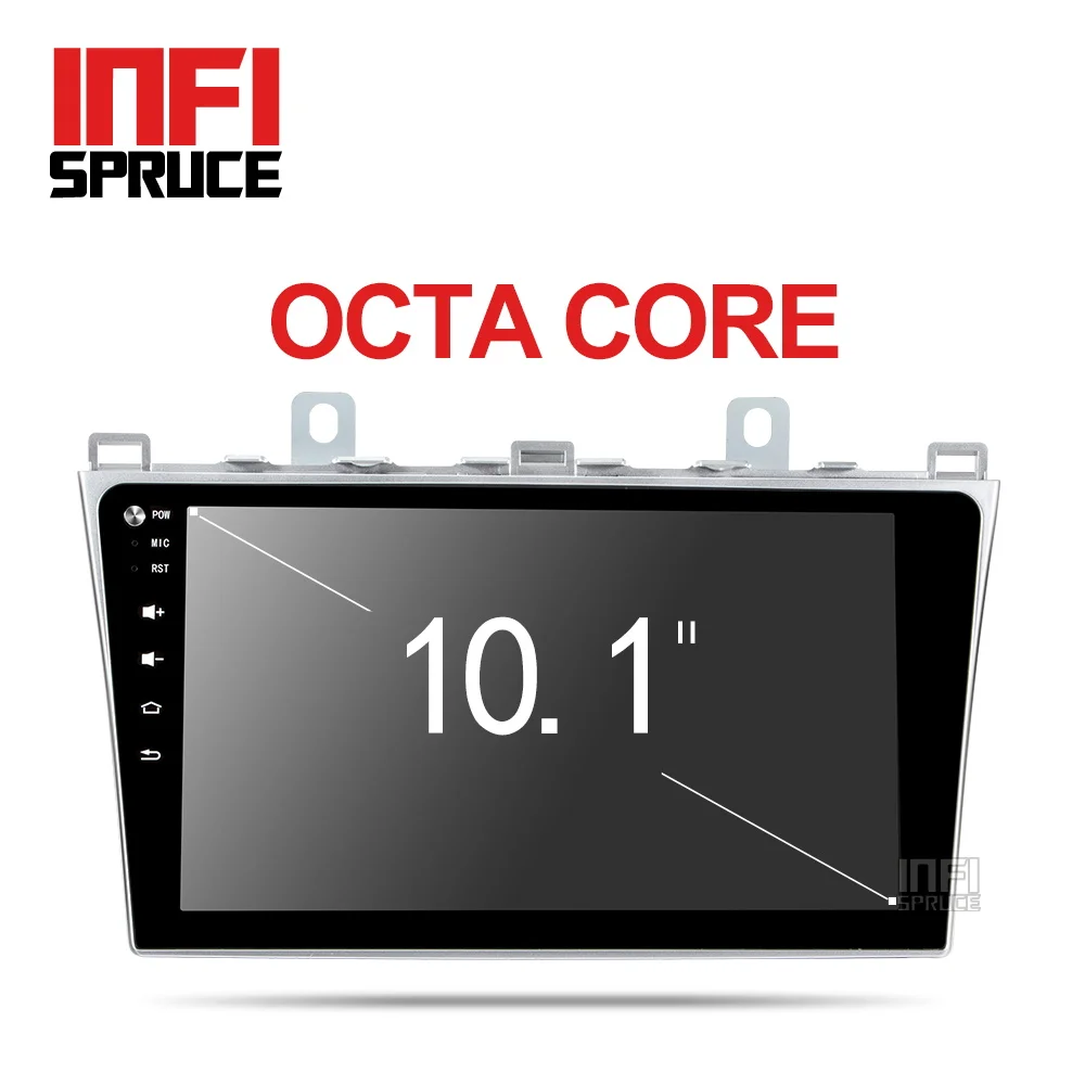 Автомобильный dvd проигрыватель Infispruce Android 9.0 для Mazda 6 с восьмиядерным процессором