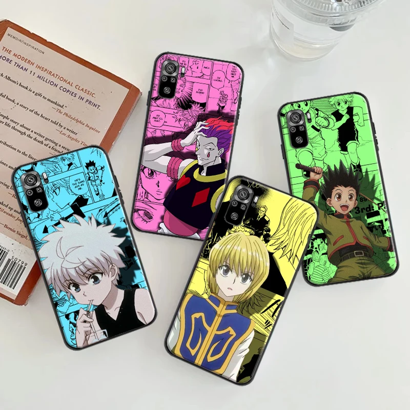 

Phone Cover For Xiaomi Redmi 9 9i 9AT 9T 9A 9C 10X 4G 5G Note 10 10S Hisoka Hunter X Hunter Killua Zoldyck Anime Case Funda
