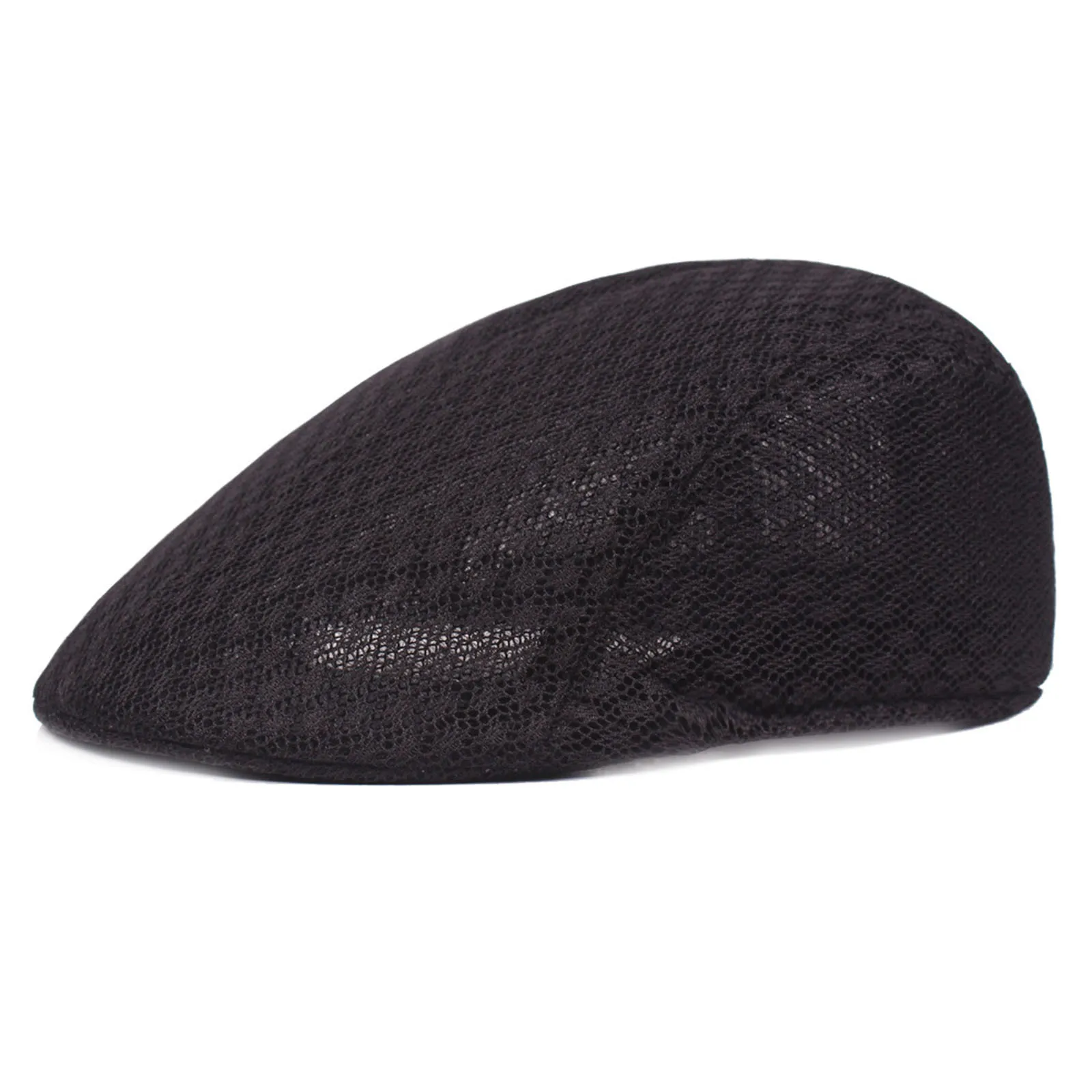 

Men's And Women's Mesh Breathable Sun Shading Art Youth Berets Hats For Men Flat Hat 2021the Best High Quality