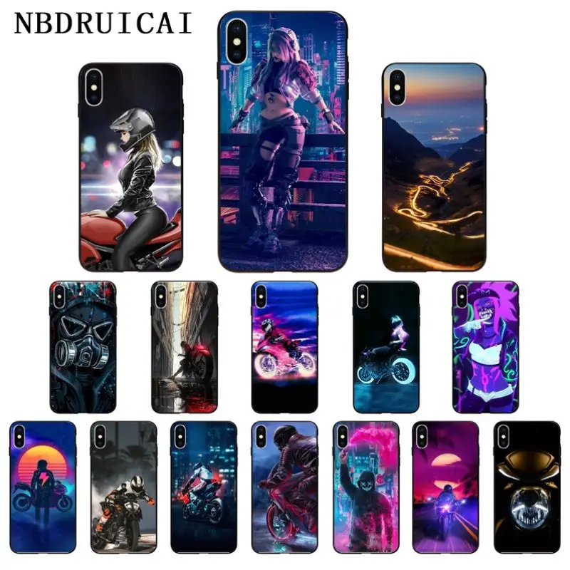 Силиконовый чехол NBDRUICAI для iPhone 11 pro XS MAX 8 7 6 6S Plus X 5|Бамперы| |