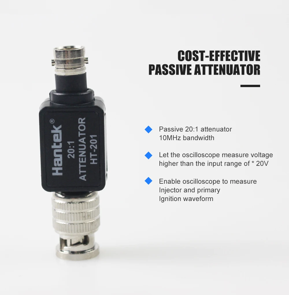 Hantek HT201 осциллограф 20:1 пассивный аттенюатор 300 в Max для Pico Hantek сигнала Attenuator10MHz пропускной способности HT201 интимные аксессуары