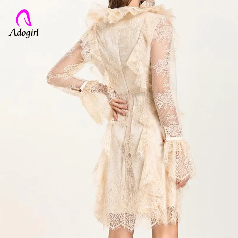 Абрикосовое элегантное вечернее платье Adogirl с V-образным вырезом женское