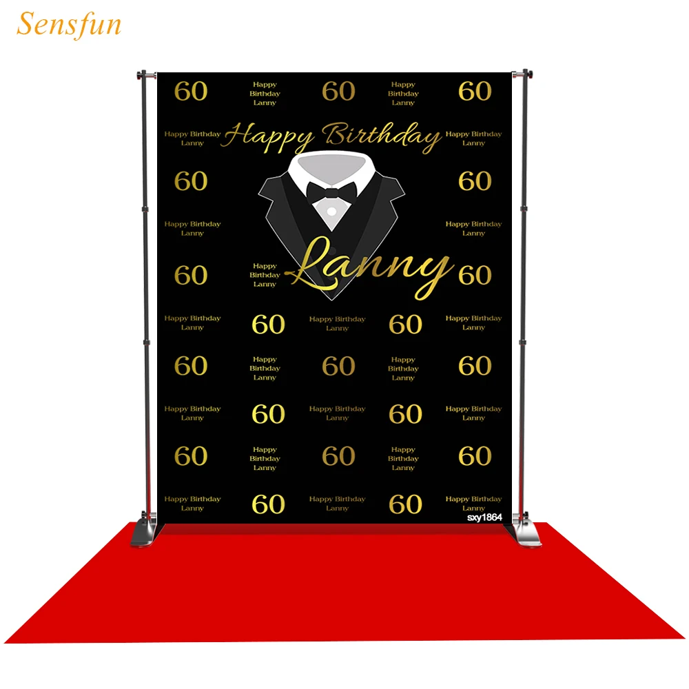 Фон для фотосъемки LEVOO с изображением галстука 60-го дня рождения | Электроника