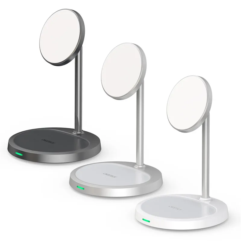 

2in1 Magnetic Dual-Charge Wireless charging station For Magsafe iphone 12Pro Max mini and airpods at the same time charger