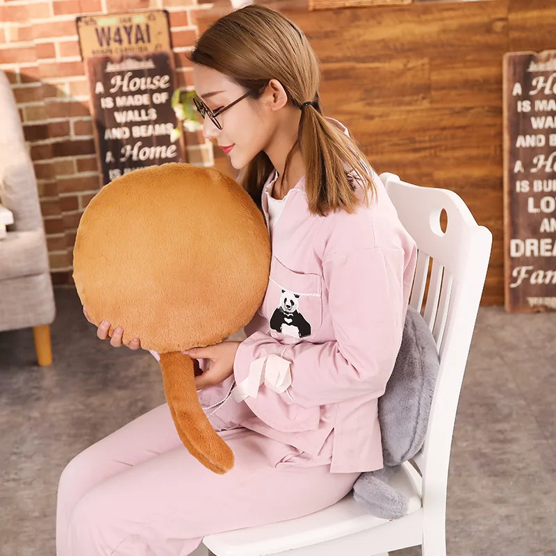 Симпатичная плюшевая игрушка-подушка в виде кошки и ягодиц мягкая мультяшная