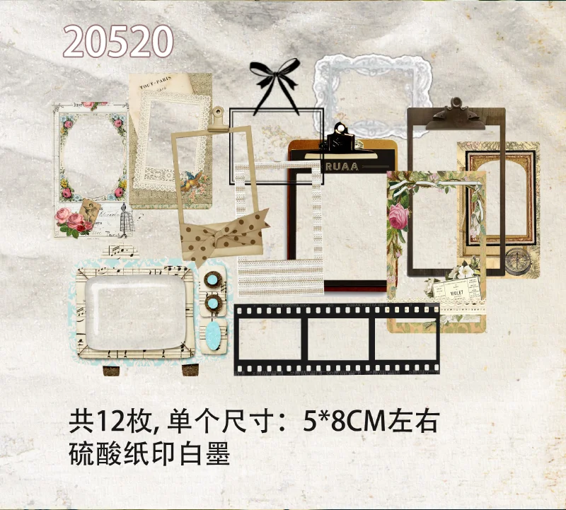 Наклейки ZFPARTY в стиле ретро для скрапбукинга ежедневника | Дом и сад