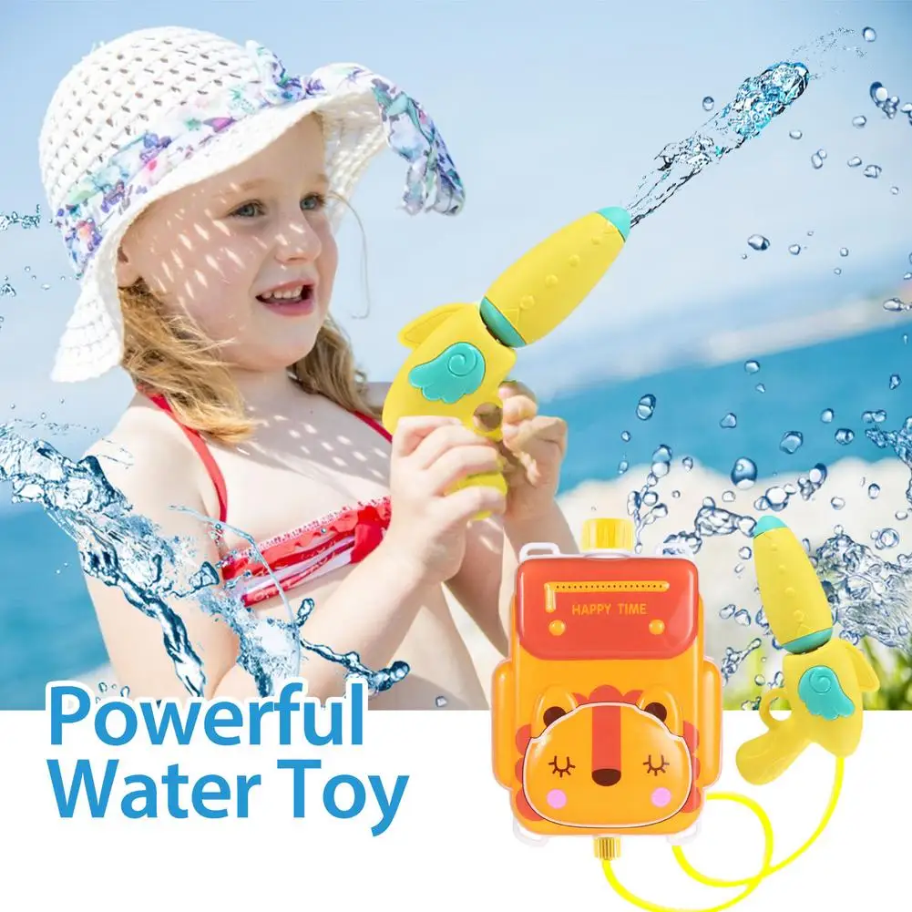 Новинка Детский рюкзак с животными водяной пистолет игрушка выдвижной пляжный