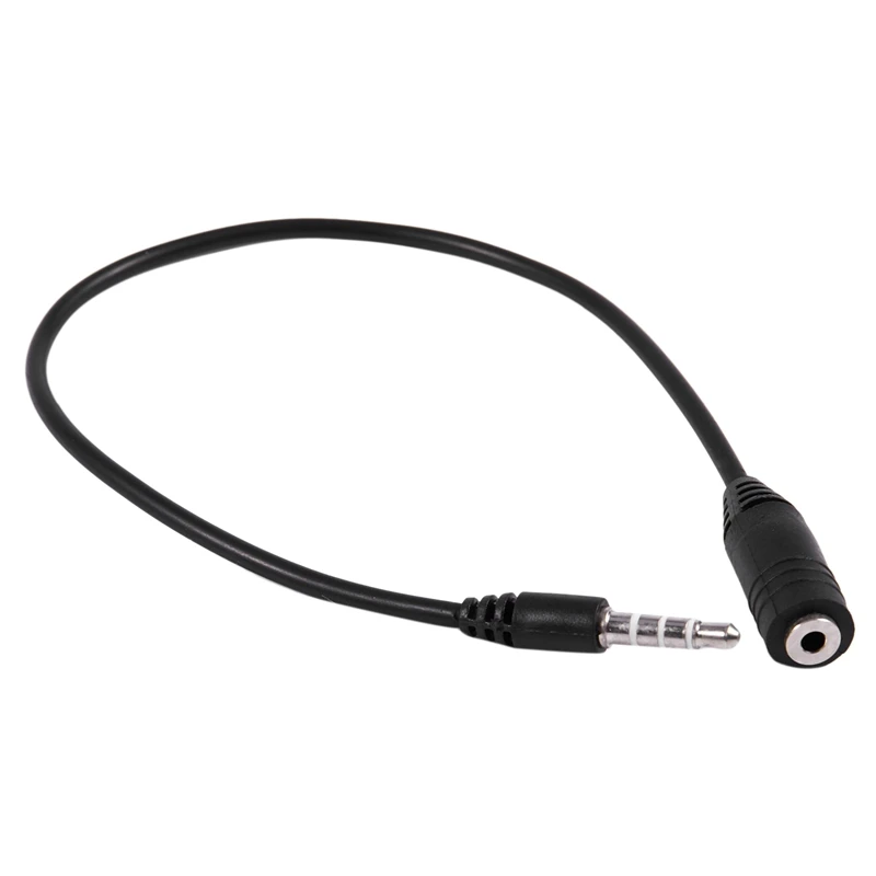 

2.5 mm Female to 3.5 mm Male 3 Rings Jack Stereo Adapter On/Off Enabled