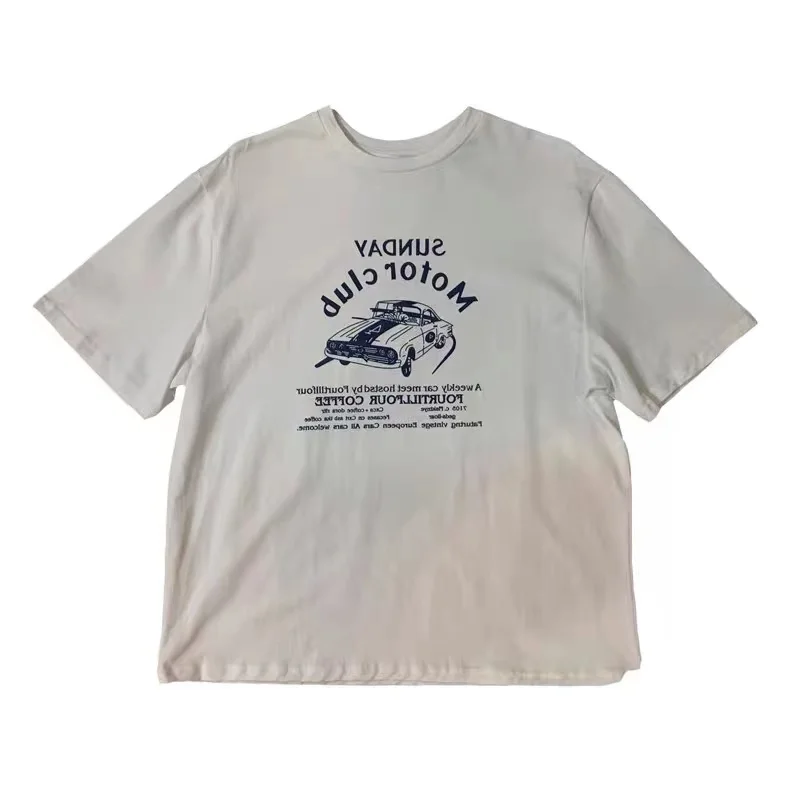 

INS Super Popular Short Sleeve T-shirt Women's Loose Korean Style Fashionable Students All-Match Trendy Half Sleeve Early Spring