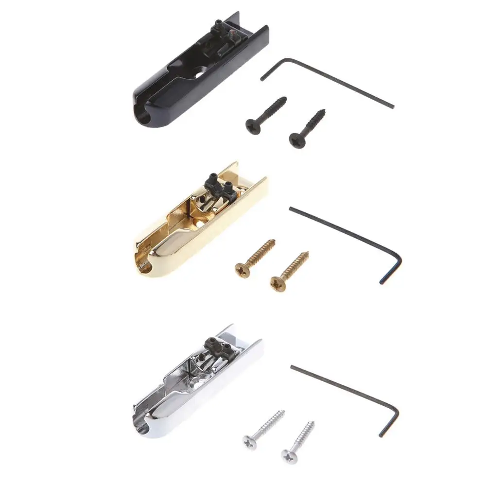 

Single Individual Bridge Saddles Tailpiece for 4 String Bass Guitar Replacement