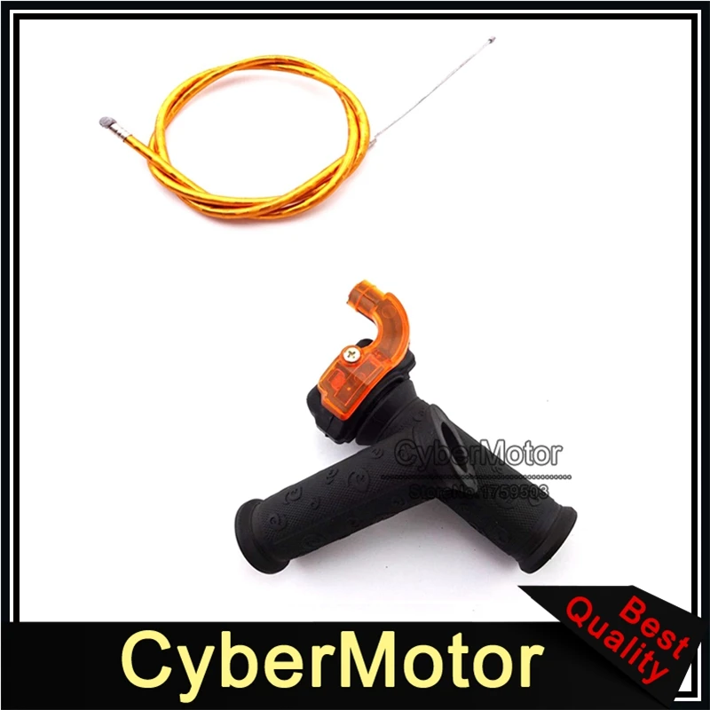 Трос дроссельной заслонки 825 мм + Поворотный дроссель для квадроцикла 43cc 47cc 49cc Mini