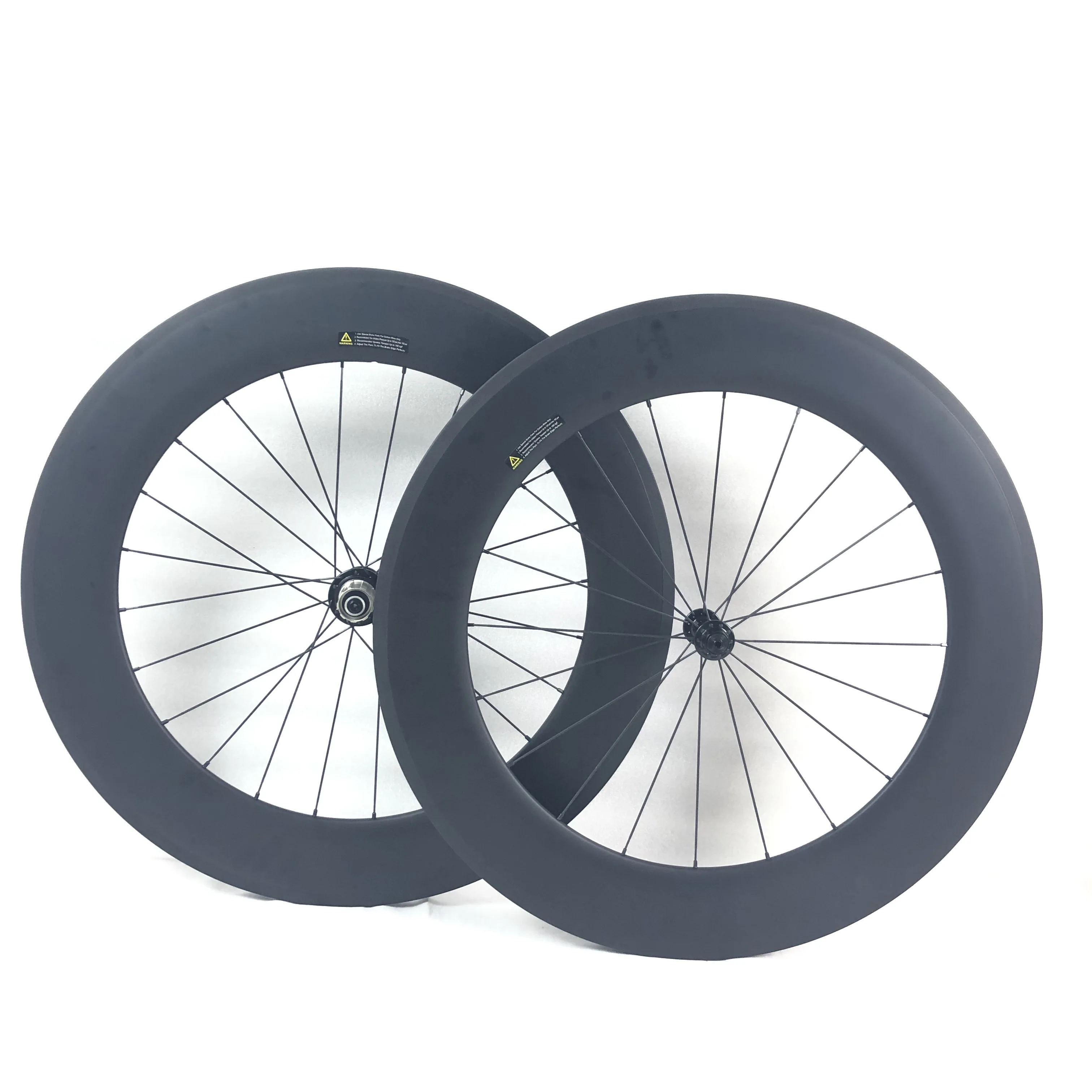 700C Clincher Дорожные велосипедные колеса карбоновый обод 88 мм с Powerway R13 Hub карбоновые