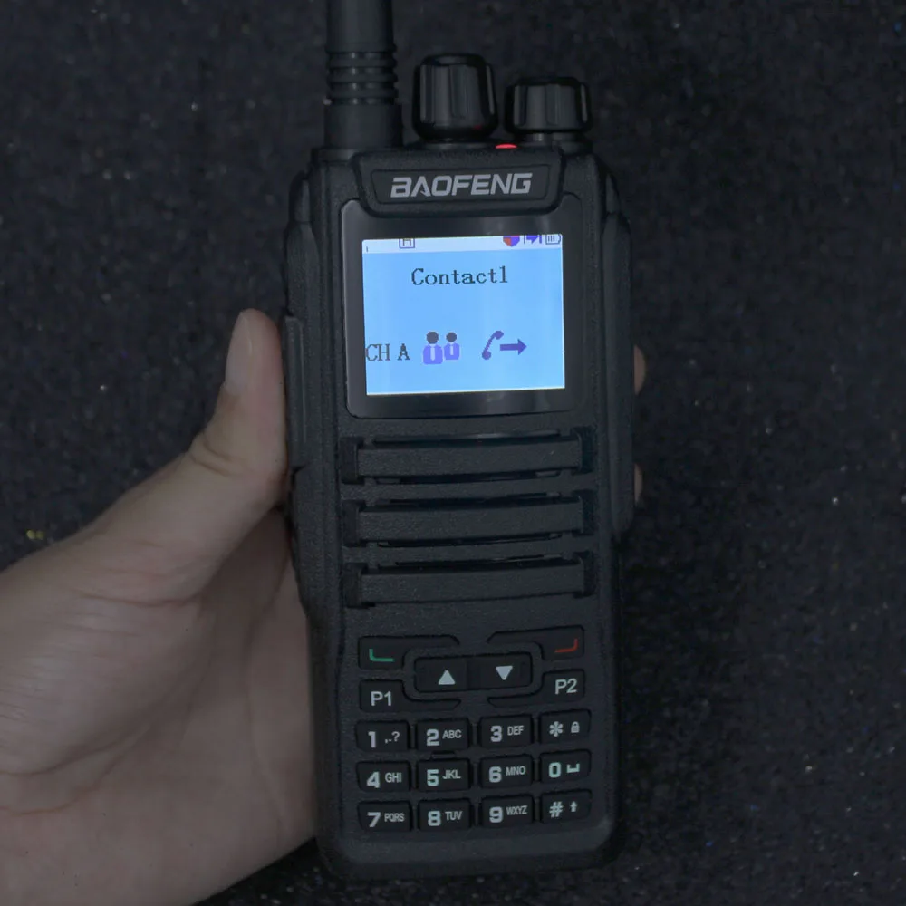 Двухдиапазонная рация Baofeng аналоговая и цифровая 2 шт. радиостанция VHF UHF