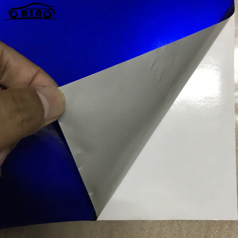 Блестящая темно синяя виниловая пленка для автомобиля 10/20/30/40/50x152 см|Наклейки на