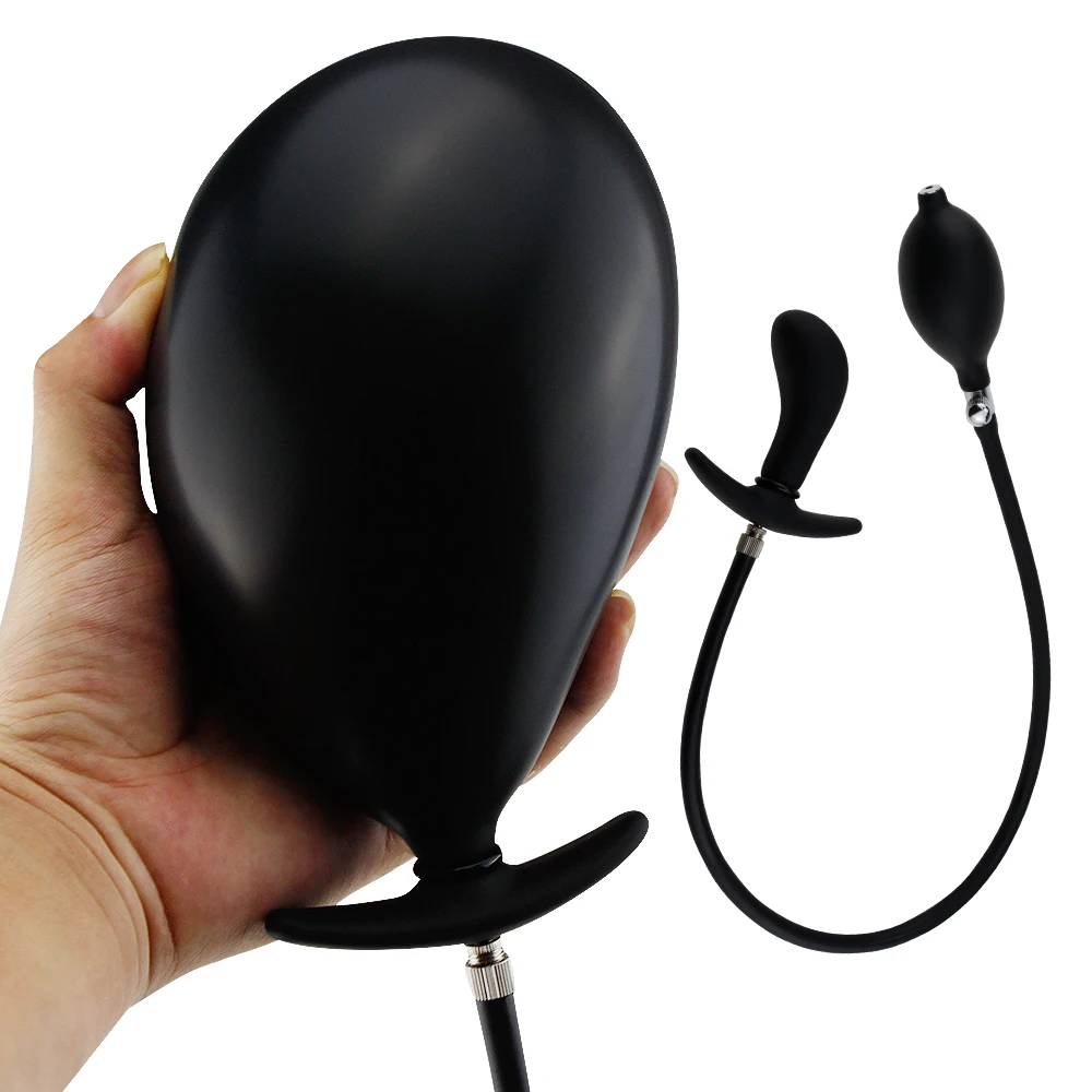 Большие надувные супер большая Анальная пробка насосом анальные расширитель