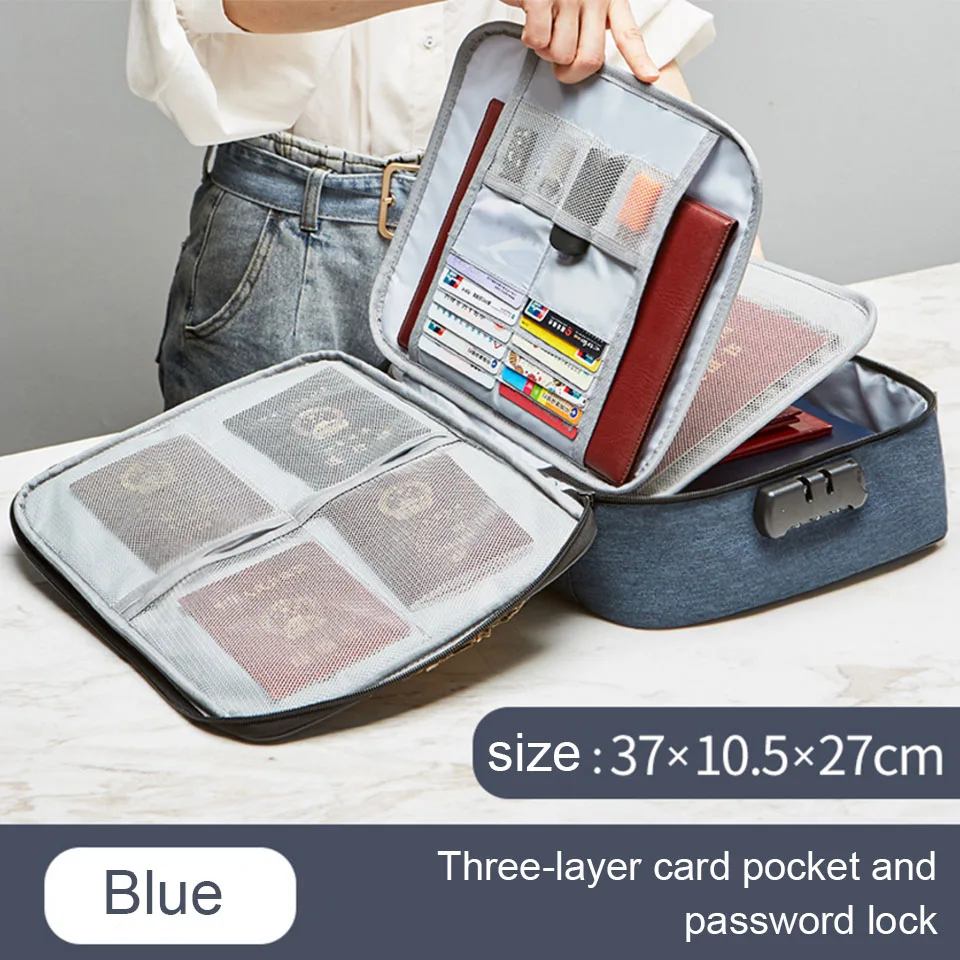 Сумка для хранения файла Сумка-тоут чехол с паролем и костюм ремень