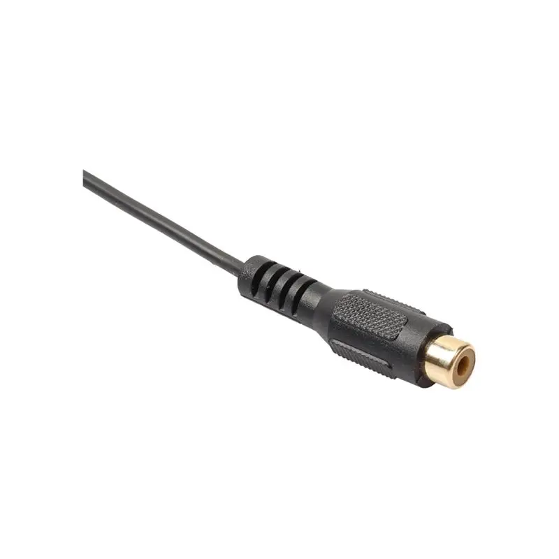 25ft 7 6 m одиночный RCA штекер Phono Jack для женского удлинителя o кабель позолоченный |