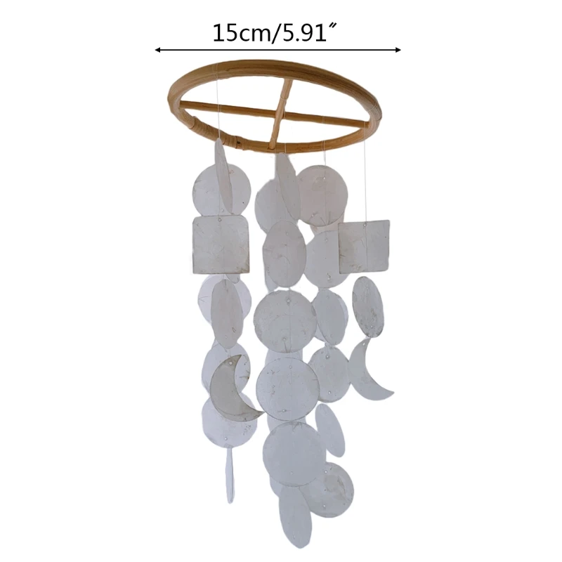 

T5EC Shell Wind Chime Room Decor Kids Room Nursery Hanging Windchimes Wall Pendant