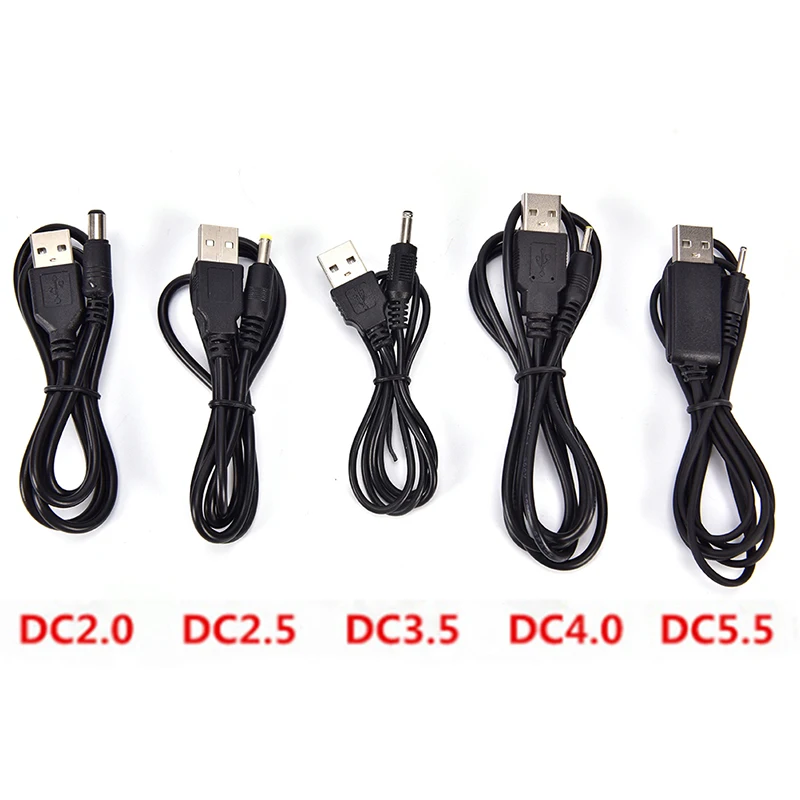 USB A to 2 0 5 5mm Barrel Jack Male DC 5V power charger plug adapter cable lead|Коннекторы и разъёмы| |