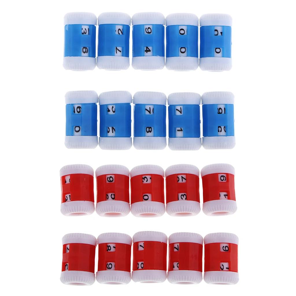 Счетчик рядов пластиковых спиц для вязания крючком 10 шт. | Дом и сад