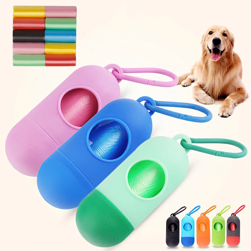 

Pet Waste Bag Dispenser for Dogs Garbage Bag Holder Pet Pooper Bags Dog Supplies Collector Poop Cleaning Bag Pet Supplies