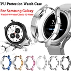 Защитный чехол для часов Samsung Galaxy Watch 4 40 44 ммClassic 42 46 мм, чехол с полной защитой, Прозрачный бампер из ТПУ