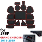 Противоскользящий резиновый коврик для подстаканника для Jeep Grand Cherokee WK2 2011  2019 2013 2015 2017, аксессуары для телефона