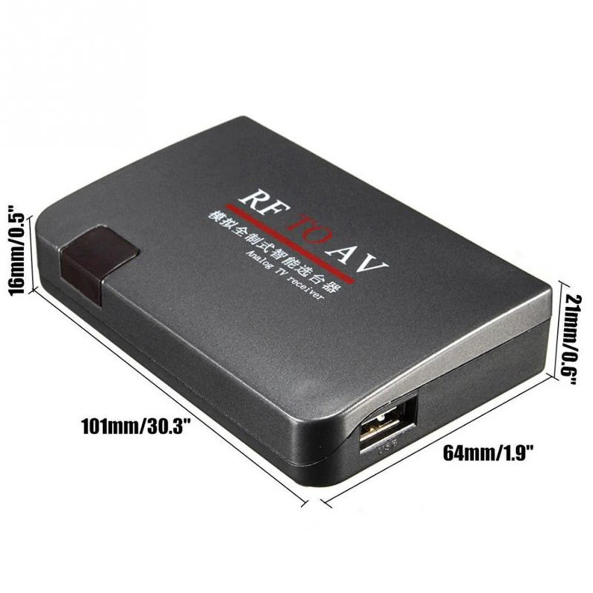 Фото F-AV сигнальный приемник RF-AV аналоговый кабель ТВ-приемник конвертер USB с пультом F-AV сигнальный приемник RF-AV аналоговый кабель ТВ-приемник конвертер USB с пультом