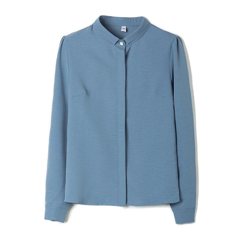 

2020 Spring New Chiffon Dress Shirt Korean Version of the Wild Long Sleeve Women's Tops women blouses