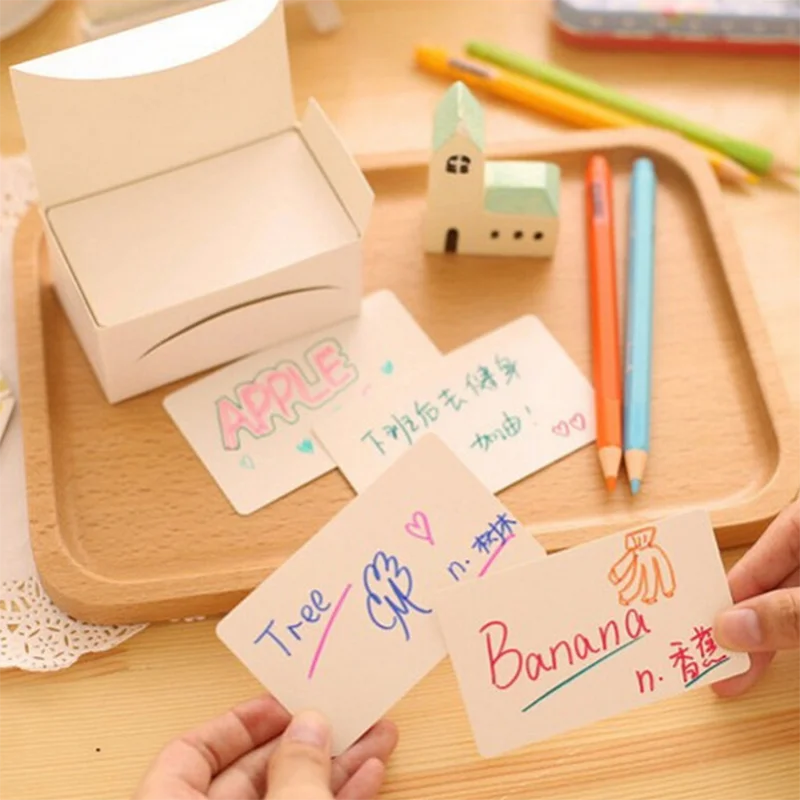 100 шт. винтажные пустые открытки для творчества поздравительные граффити бумага