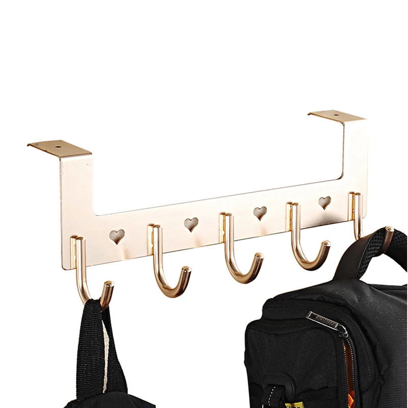 5 крючков для ванной комнаты алюминиевый крючок одежды кухонная