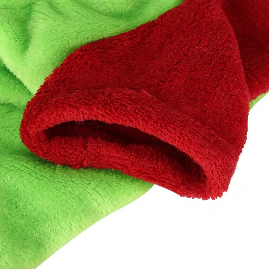 Dog Clothes Flannel Colorful Christmas Snowman Style Two Feet Winter Warm Pet Clothing for Dogs Cats | Дом и сад