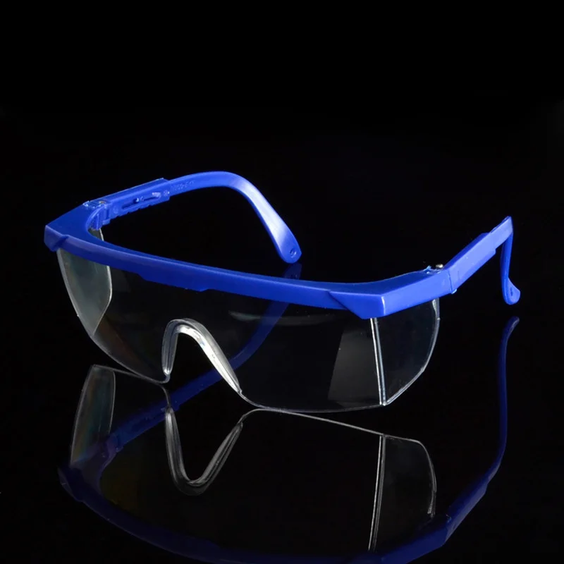 

Seemfly Big Glasses Windproof Sand Proof Goggles Unisex Eye Protector Clear Lens Adjustable Eyeglasses Men Women Safety Mirror