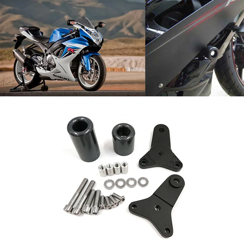 

Слайдеры рамы для мотоциклов Suzuki GSXR600 GSXR750 GSX-R GSXR 600 750-2015 2011 2012 2013, защита от падения