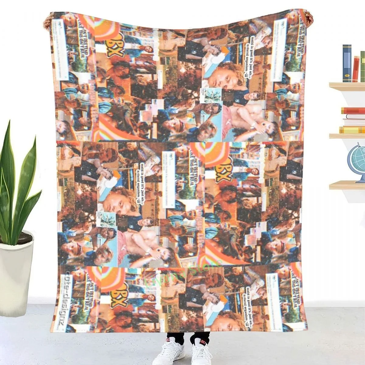 

Jj Outer Banks Collage Throw Blanket 3D printed sofa bedroom decorative blanket children adult Christmas gift