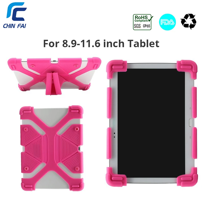 Универсальный силиконовый чехол для планшета 9 7 10 1 5 8 дюйма iPad 2018 Samsung T590 T835 Huawei M5