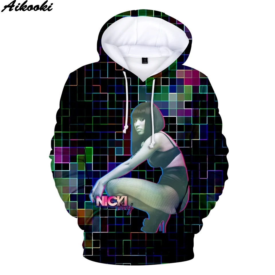 Новинка распродажа 3D толстовки Nicki Minaj мужские/женские модные повседневные