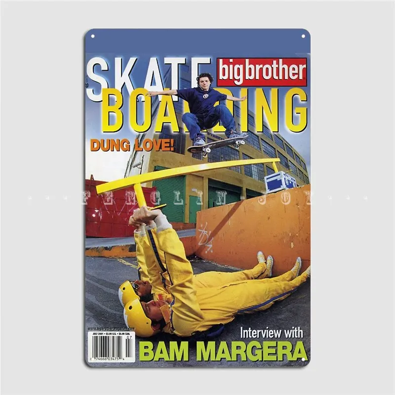 

Большой журнал Brother, металлический плакат, постер для клувечерние, фотография