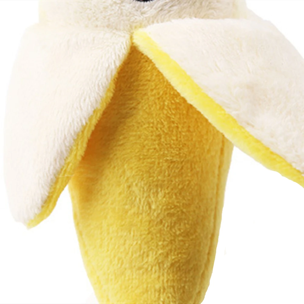 Милые плюшевые игрушки для домашних животных в виде бананов искусственные