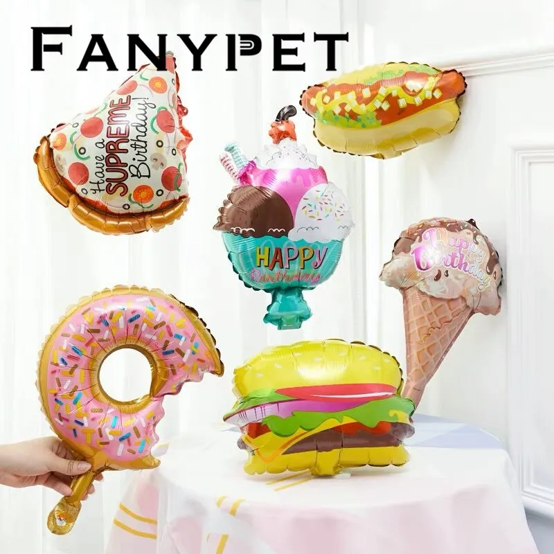 50 шт./лот мини ананас Арбуз Лимон рожок мороженого пицца пончики гамбургер с