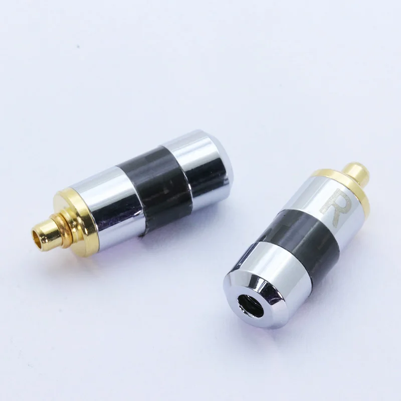 2 шт. штырек MMCX вилки разъем для Shure ED5 SE535 L/R позолоченные контакты с мм отверстие