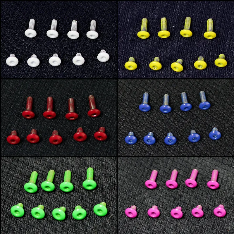 

9pcs colorful screws for Billet V4 box mod BB box 6 colors stainless steel electronic cigarette vape accessories